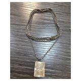 Sterling Silver Necklace With Pendant