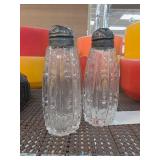 Sterling Silver Topped Shakers