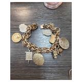 Gold-Filled Charm Bracelet with Mixed Charms