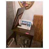 Vintage Dressmaker Sewing Machine with Cabinet
