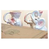 3-Piece Elephant Figurine Set