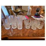 Clear Cut Glass Drinkware