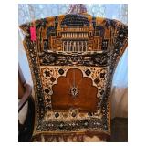 Decorative Prayer Rug With Mosque Design