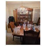 Broyhill Dining Set with Display Cabinet