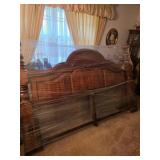 King Bed with Mattress and Headboard