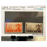 1941 Libya Mint Stamps Featuring Leaders