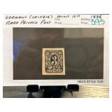 Germany 1886 Leipzig Mint Rare Private Post Stamp