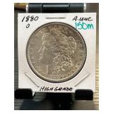 1880-O Morgan Silver Dollar in High Grade