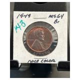 1949 MS64 BN Lincoln Wheat Cent