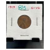 1919 S Lincoln Wheat Cent, G-VG Grade