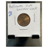 Hollowed-Out 1968 Lincoln Cent in Holder