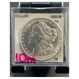 1899-O Morgan Silver Dollar in Plastic Holder