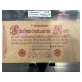 Germany 1923 500,000 Mark Inflation Note