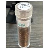 Roll of 1972-P Lincoln Cents
