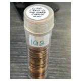 Roll of 1960-D Lincoln Cents in Uncirculated Condi
