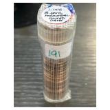 Roll of Uncirculated Lincoln Memorial Pennies