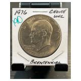 1976 Eisenhower Bicentennial Dollar Coin