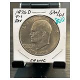 1976 D Eisenhower Dollar Coin CH UNC