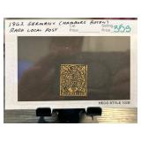 1862 Germany Hamburg Local Post Stamp