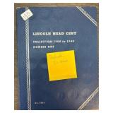 Lincoln Head Cent Partial Collection 1909-1940