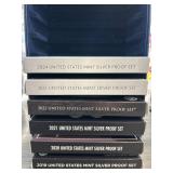 United States Mint Silver Proof Sets 2019-2024