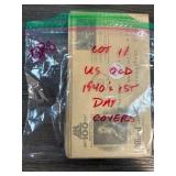 US First Day Covers from 1940s " Assorted Lot