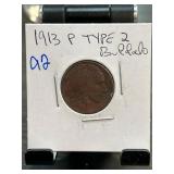 1913 P Type 2 Buffalo Nickel