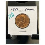 1952 Lincoln Wheat Penny