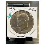 1972-D Eisenhower Dollar CH UNC