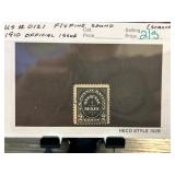 1910 US #0121 Official Issue Postage Stamp