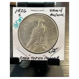 1926-S Peace Dollar AU/UNC Condition