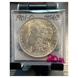 1901-O Morgan Silver Dollar MS63