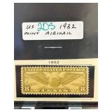 1932 US Mint Airmail Stamp