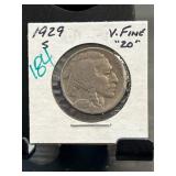 1929-S Buffalo Nickel in Very Fine Condition