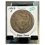 1903-S Morgan Silver Dollar Coin