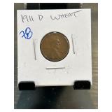 1911-D Lincoln Wheat Cent in Holder