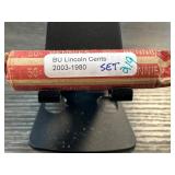 Roll of BU Lincoln Cents, 2003-1980