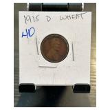 1915-D Lincoln Wheat Cent in Flip Holder