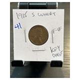 1915-S Wheat Cent Key Date Coin