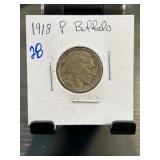 1918 P Buffalo Nickel in Holder