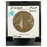 Risqu© Flip Coin in Protective Holder