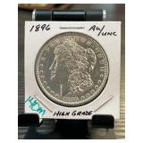 1896 Morgan Silver Dollar AU/Uncirculated