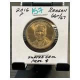 2016 P Ronald Reagan Presidential $1 Coin