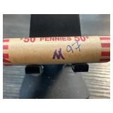 Roll of Mixed Date Wheat Pennies Cents