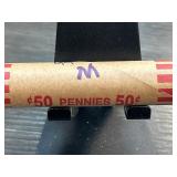 Roll of Mixed Date Wheat Pennies Cents