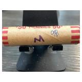 Roll of Mixed Date Wheat Pennies Cents