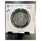 1943 P Walking Liberty Half Dollar Coin