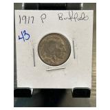1917 P Buffalo Nickel in Holder