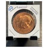 Abraham Lincoln Bronze Medal in Holder