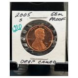 2005-S Lincoln Cent Gem Proof Deep Cameo